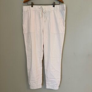 Buffalo David Bitton Cream Stretch Joggers Women’s L